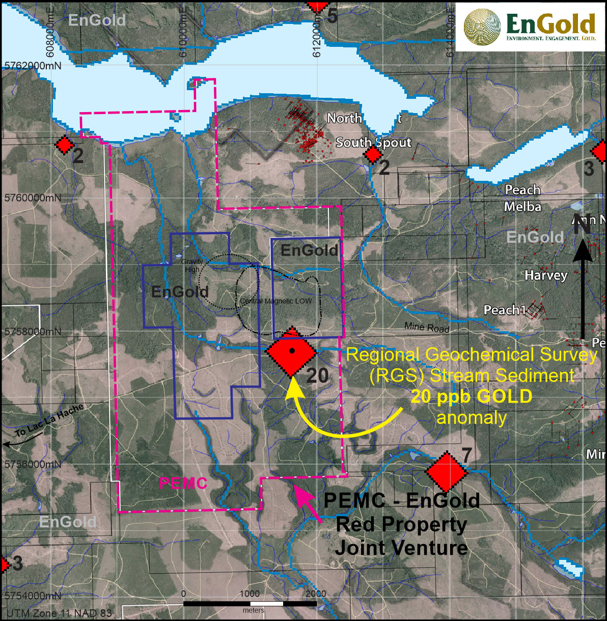 Maps & Images EnGold Mines Ltd.